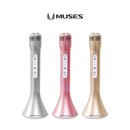 MUSES 블루투스 노래방 마이크 / LED 스피커